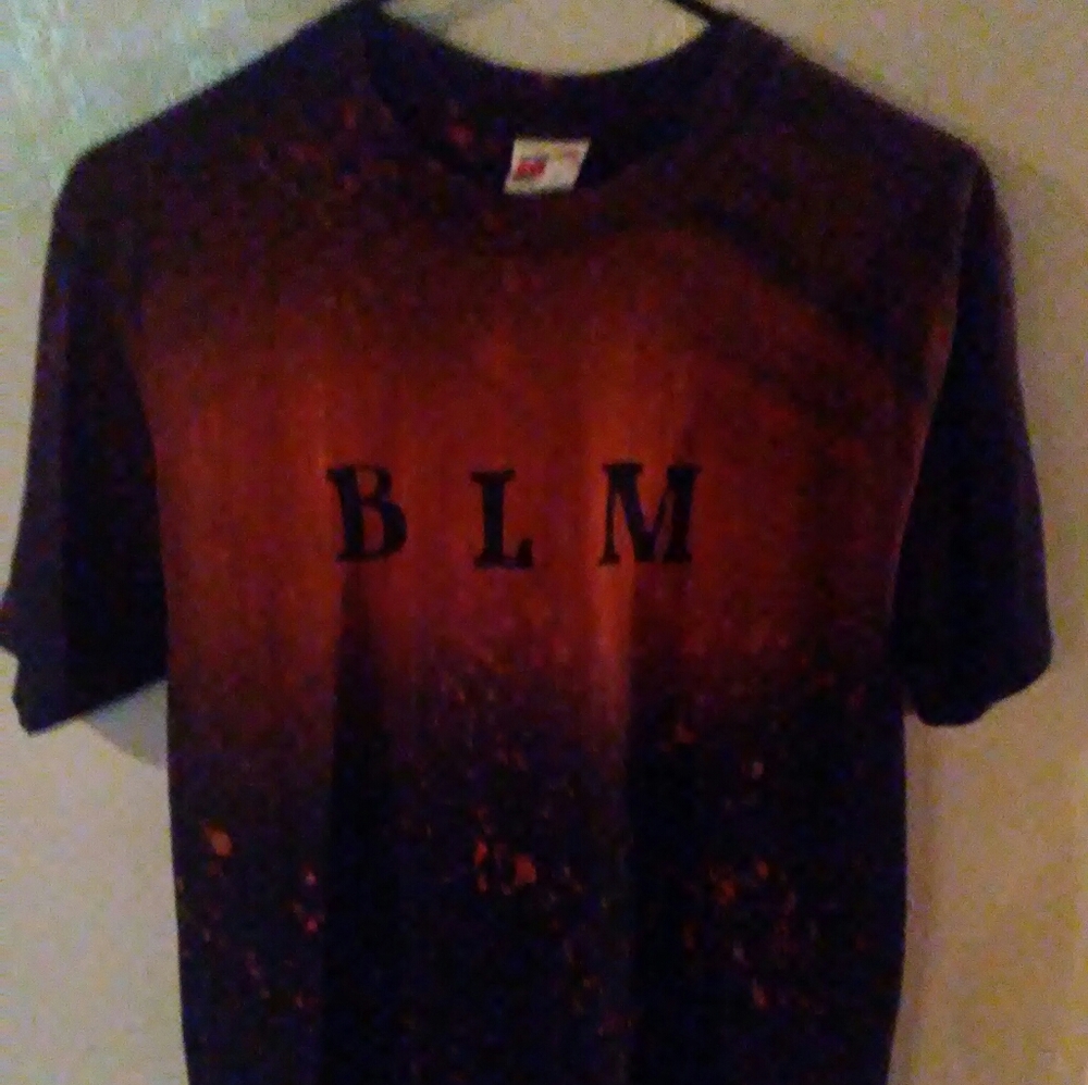 Bleached t shirt adult small